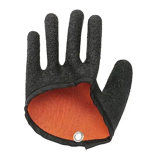 Produktbild: Anneome 1stück Anti-Fishbone Angelhandschuhe rutschfeste Pe Faden-gewebte Fischen Handschuhe Für Jagd Bequem Und Tragbar Linke Hand Schwarz