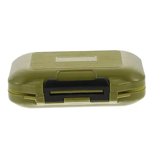 Produktbild: Anneome 1pc Grün Mini Storage Box Angeln Köder Zubehör Box Organisiert Multi-Grid für Haken