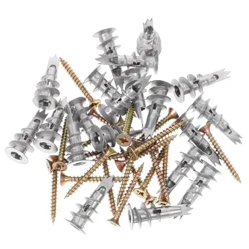 Produktbild: Anneome Trockenbau- -set Mit Schrauben 20er-pack Hohlwandanker Für Die Wandmontage Einfache Installation