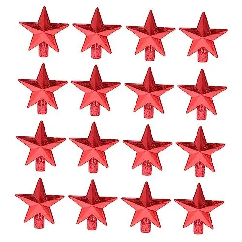 Produktbild: Anneome 20 Stück Weihnachtsbaumspitzen Stern-baumspitzen Weihnachtsbaumschmuck Weihnachtsbaumschmuck Für Ihre Weihnachtsatmosphäre