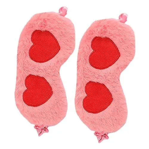Produktbild: Anneome 2St Nacht Augenschutz sleep aid einschlafhilfen Nickerchenmaske Entspannungsmaske eyemask eyepatch augenklappen Abdeckung Herz Spielzeug Augenmaske Gesichtsmaske Schlafmaske