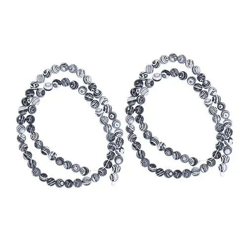 Produktbild: Anneome Malachitperlen Runde Lose Perlen Diy Zubehör Für Armbandperlen Schmuckzubehör Einfach Zu Verwenden
