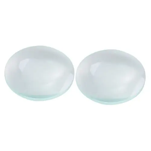 Produktbild: Anneome 2 Stück 30 Mm Durchmesser Doppelt Konvexe Glaslinse 50 Mm Brennweite Für Optische Experimente Und Demonstrationen