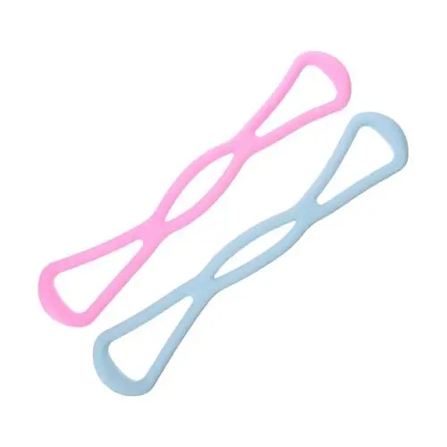 Produktbild: Anneome 2 Stücke Fitness Brust Übungen Arm Workout Ausrüstung Puller Zurück Training Elastische Seil Zufällige Farbe