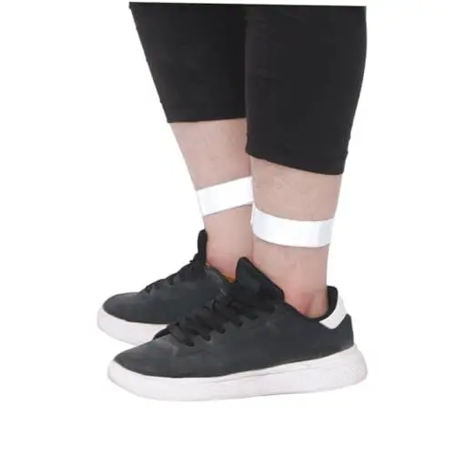 Produktbild: Anneome 2stück Lauf-reflektorstreifen Reflektierendes Sicherheitsband Leuchtband Warngurt Für Sporthandschuhe Gepäck Arbeitsschutzkleidung Hüte Haustierkleidung Warnsicherheitsgurt Für