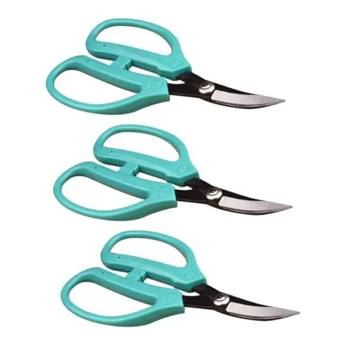 Produktbild: Anneome 3 Stk Lederschere für den Haushalt Bastelschere trimmen Stich spitzmaschine schneidematte verbandsschere zwiebelschneider Schere für Leder Lederschere aus Kohlenstoffstahl Blue