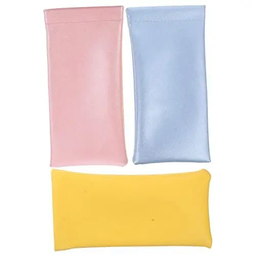 Produktbild: Anneome 3stücke Brillen Case Aus Für Sonnenbrillen Weiches Brillenetui Mit Taschendeckel Tragbares Und Organisierendes Brillenetui Für Unterwegs