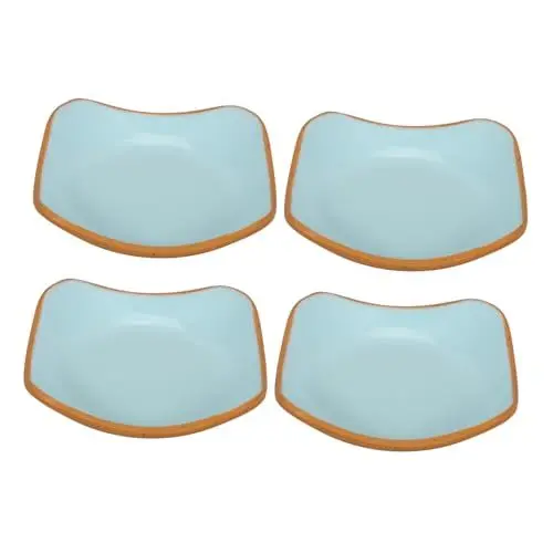 Produktbild: Anneome Luxuriöse Soßenteller aus Keramik Sushi-Dip-Schalen 4-teiliges Set platzsparendes stapelbares Design für die Küche