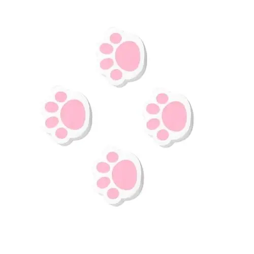 Produktbild: Anneome Katzen-spiegelreiniger Glasschwamm-Set 4-teilig Spiegelreinigungswerkzeuge Für Badezimmerschwämme Zur Einfachen Verwendung