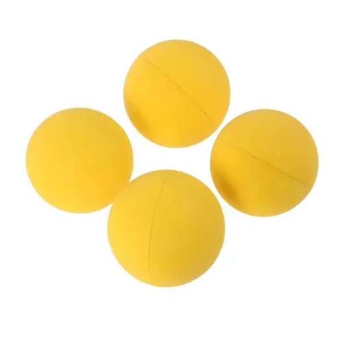 Produktbild: Anneome 4 Stück Squash-trainingsball Hüpfball Für Kinder Kleiner Volleyball Weicher Baseball Ballspieler Sprungball Bälle Für Kinder Racquetball-Squash Mini-volleyballbälle Gummi Yellow