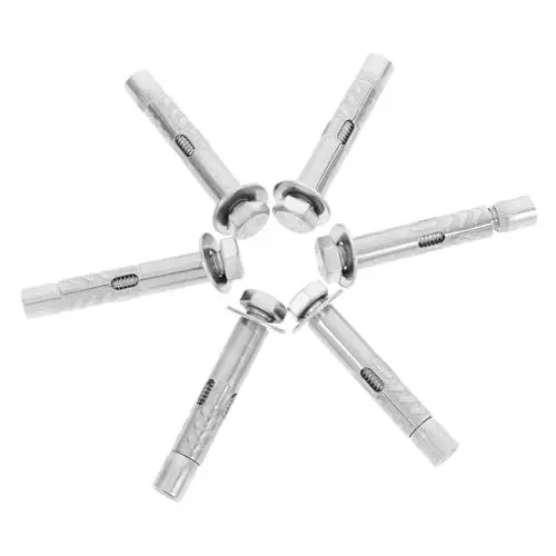 Produktbild: Anneome 6 Stücke Expansion Bolzen Externe Mutter M8x60mm Edelstahl Robust Für Indoor/outdoor