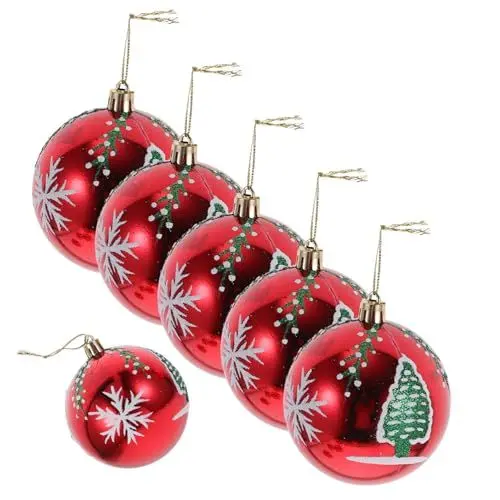 Produktbild: Anneome Hängen Baum Weihnachten Dekoration Requisiten 6 Stücke Weihnachten Set Weihnachten Baum Dekoration