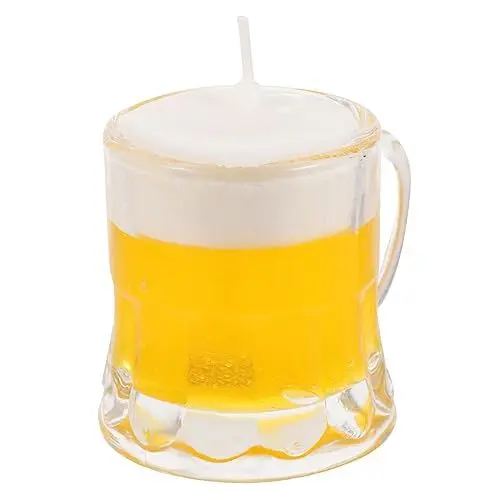 Produktbild: Anneome Bierkrug Kerze -bierglas Für Erwachsene Mini-zubehör Für Hausgetränke Mini-probiergläser Mit Ätherischen Ölen Geformte Kerzen Party-bierglas Puppenhaus Mann Spielzeugzimmer