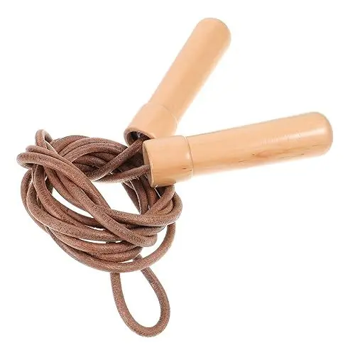 Produktbild: Anneome Tragbares Sport-springseil mit Holzgriff für Jungen und Mädchen Fitness-Hopping-Seil für Erwachsene für Das Training