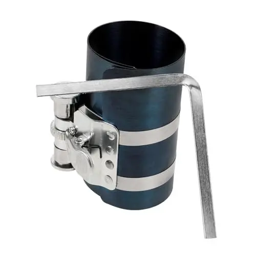 Produktbild: Anneome Kolbenringspanner für Auto Einstellbares Kolbenring Montagewerkzeug Piston Ring Compressor für Präzise Kolbeninstallation Reparaturwerkzeug für Motoren Langlebig und Effizient