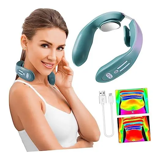 Produktbild: Anneome Intelligentes Nackenmassagegerät Mit Und Intensitätsstufen Ergonomisches Design Für Tiefenwirksame Entspannung Und Schmerzlinderung Bei Nackenverspannungen Und Müdigkeit Usb