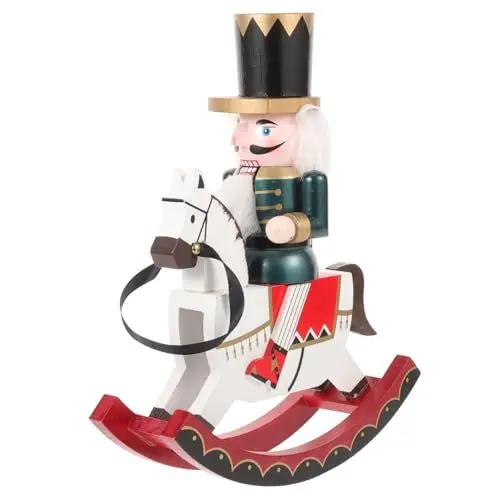 Produktbild: Anneome 30cm Holz Weihnachten Nussknacker Soldat Puppet Ornament Festliche Wohnkultur