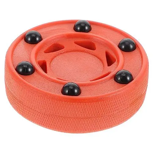 Produktbild: Anneome Puck Hockeynetz Eishockey Zum Üben Straßenhockeyball Rolle Straßenhockeybälle Hockeyspiel Straßenhockeyschläger Eishockeyausrüstung Wiederverwendbares Eishockey Nylon Rot