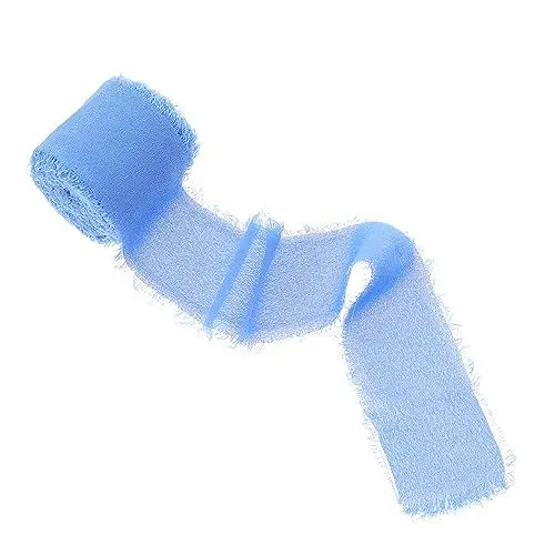 Produktbild: Anneome Schleife seidenband ribbon blumenschmuck farbband hochzeits dekoration Braut- cremefarbenes Dekorband Haarbänder für Blumenstrauß Hochzeitsband Fransenband Polyester