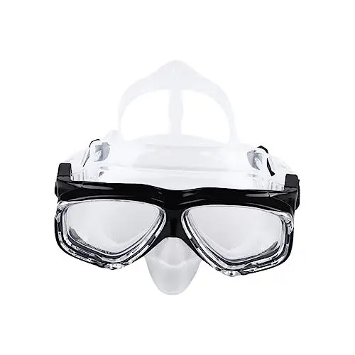 Produktbild: Anneome Robuste Taucherbrille Aus Glas Zum Schnorcheln Tauchen Schwimmmaske Für Erwachsene Flexible Silikondichtung Wassertauchausrüstung Rahmenlos Für Pool See