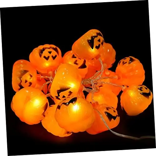 Produktbild: Anneome 20 Kürbis Lichterketten Halloween Deko Licht Vielseitig Lichterketten Für Feiern