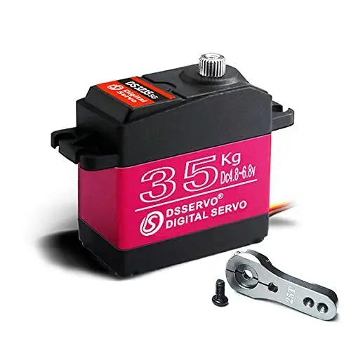 Produktbild: ANNIMOS 35 kg RC-Servomotor, hohes Drehmoment, große Leistung, Edelstahl-Getriebe, wasserdicht, digitale Servos (270 Grad)