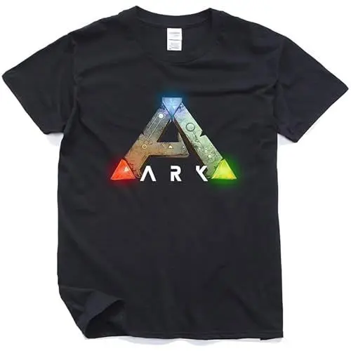 Produktbild: Ano Survival Evolved The Ark Survival Evolution Pure Cotton Round Collar Men's Short Sleeve T Shirt 005 Video Games Black 3XL