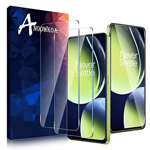 Produktbild: Anoowkoa Panzerglas für OnePlus Nord CE 3 Lite 5G 2 Stück Schutzfolie 9H Härte Gehärtete Folie HD Vollbild Handyfolie Hartglas Anti-Kratzer Displayfolie