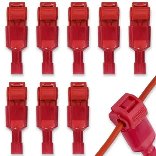 Produktbild: Anschlussklemmen, 8 Stück Mähroboter Anschlussklemmen Rasenmäher Automower Kabel Verbinder Schnellverbinder Wasserdicht Kabelklemme für Rasenmäher Rasenroboter