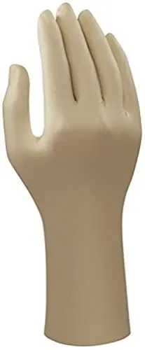 Produktbild: AccuTech Ansell 91-225 Latex-Handschuhe, Chemikalien- und Flüssigkeitsschutz, Größe 8 (10 Paar)