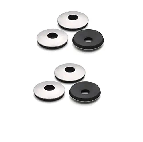 Produktbild: ANSIEDIO EPDM-Dichtscheiben mit Neoprenbeschichtung aus Edelstahl für Schrauben, M6.3×16mm,50 pcs