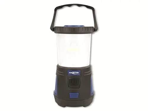 Produktbild: ANSMANN Campinglampe LED Campingleuchte Camping Laterne Licht 600 Lumen, 360°-Strahlwinkel, stufenlos dimmbar, IPX4-wasserfest, 3 Leuchtmodi (Weiß, Rot, Rot blinken), batteriebetrieben CL600B