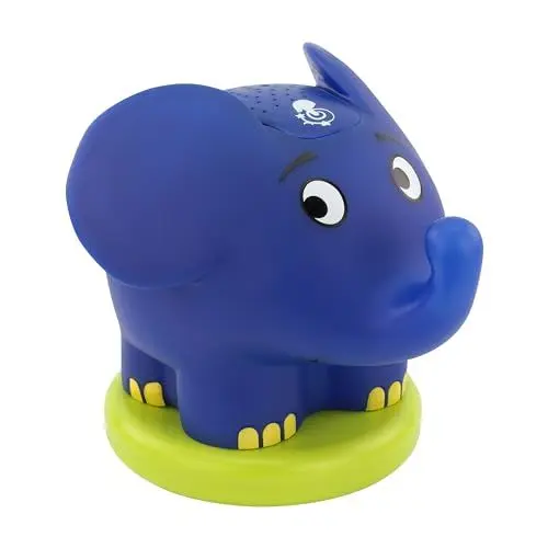 Produktbild: ANSMANN LED Sternenhimmel Projektor „Elefant“ aus der TV-Sendung mit der Maus, Touch Bedienung mit Musik, Einschlafhilfe als Nachtlicht für Mädchen & Jungen - Nachttischlampe Kinderzimmer