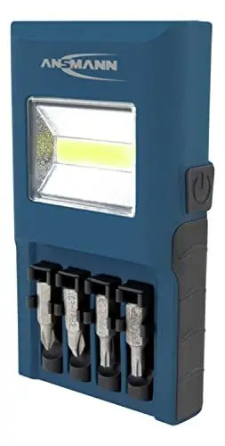 Produktbild: Ansmann 1600-0303 Batteriebetriebene Werkstattleuchte WL180B mit Bithalter 2021 Energieeffizienzklas