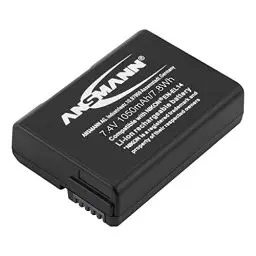 Produktbild: ANSMANN Li-Ion Akku A-Nik EN EL 14 7 4V / Typ 1050mAh / Leistungsstarke Akkubatterie für Foto Digitalkameras - der perfekte Ersatzakku für Nikon Digicam uvm