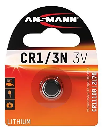Produktbild: ANSMANN Lithium Batterie CR1/3N - CR11108/2L76 Batterie mit 3V und langer Haltbarkeit - Unempfindlich gegen Extremtemperaturen - Ideal für Kamera, Waage, Uhr & Fernbedienungen für Standheizungen