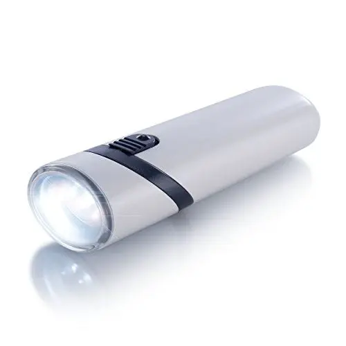 Produktbild: ANSMANN RC 2 Akku-Taschenlampe / Mit schwenkbarem Lampenkopf & drei LEDs / Einfaches Laden über die Steckdose / Ideal für den Haushalt, für das Gassi gehen & dem nächtlichen Gang ins Bad, 1 Stück