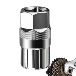 Produktbild: Ansodo Tretlager Werkzeug,Fahrrad Innenlagerschlüssel,10/12mm Universal 12-Zahn-Tretlager,Fahrrad Freilauf Entferner Reparatur Werkzeug,Für Fahrradreparaturen