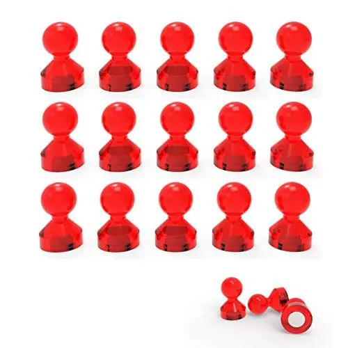Produktbild: Ant Mag Neodym Magnete Pins D11MM Starke Magnete für Kühlschrank Whiteboards Kalender Karten in Schule und Büro 18 Stück