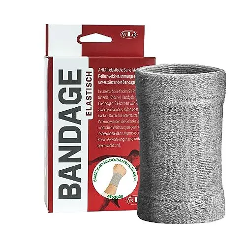 Produktbild: Antar AT53020 XL Handgelenkbandage aus Viskose aus Bambus, XL, schwarz, 20 g