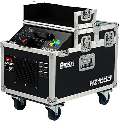 Produktbild: ANTARI Schwarz Nebelmaschine HZ-1000 Hazer mit 1000 Liter Tankvolumen und 12 Volt Spannung, Luftkompressor, Strapazierfähig, Schwarz, ohne included components
