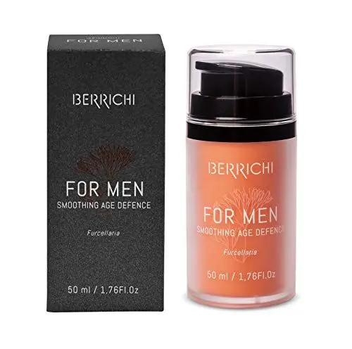 Produktbild: Anti Aging Creme für Herren - Innovative & Natürliche Antifalten Gesichtscreme für Männer | Berrichi Schwarz | Innovative Feuchtigkeitscreme mit Astaxanthin & 5 Super Ölen | Ideal nach der Rasur
