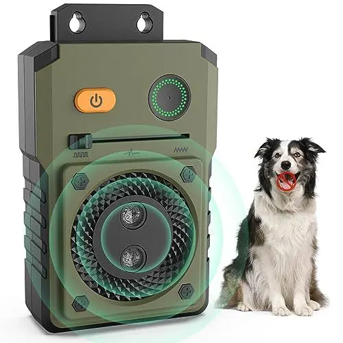 Produktbild: Anti Bell Gerät-50FT Effektive Antibell für Hunde-Auto Hundebellen Abschreckung Außenbereich-3 Frequenzen antibell ultraschall gerät-IPX4 Ultraschall Hunde Repeller-mittlere und große Hunde Sicher