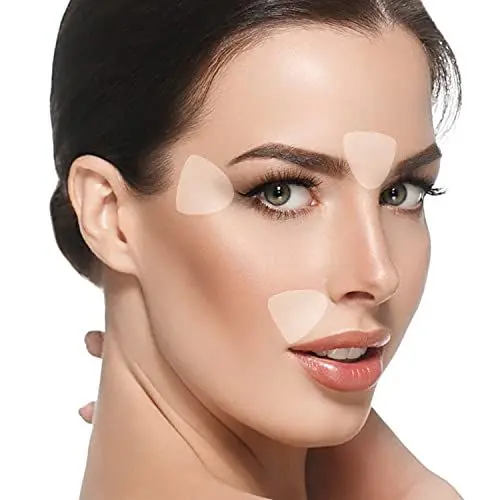 Produktbild: Antifalten-Pflaster für das Gesicht - Hautpflege-Pads zum Glätten von Augen, Mund & Stirn - Natürliche Antialterung Augenpads Behandlung für Lifting über Nacht - Gesichtsglättungspflaster (160 ct)