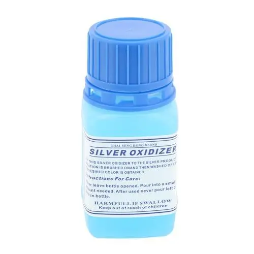 Produktbild: Silberoxidationslösung, Antiquierungsflüssigkeit für Silberwaren, Langlebig für Juweliergeschäfte Zur Schmuckherstellung
