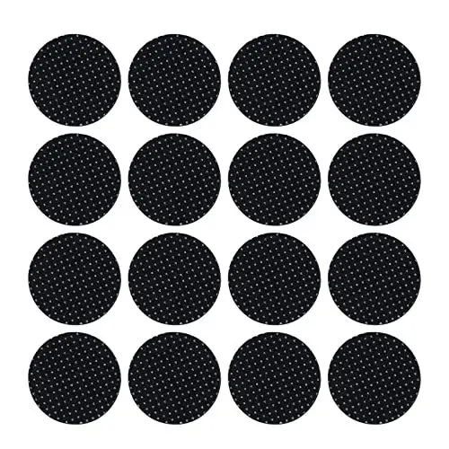 Produktbild: Antirutsch Pads, 50 mm Selbstklebend Möbelstopper Gummi Anti Rutsch Pads für Sofa Stühle Füße Stopper, Ideal für Fliesenböden, Holzlaminatböden (16 Stück)