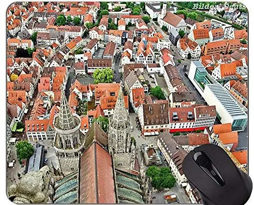 Produktbild: Anti-Rutsch-Mausunterlage, ULM-Themen-personalisierte Rechteck-Spiel-Mausunterlagen