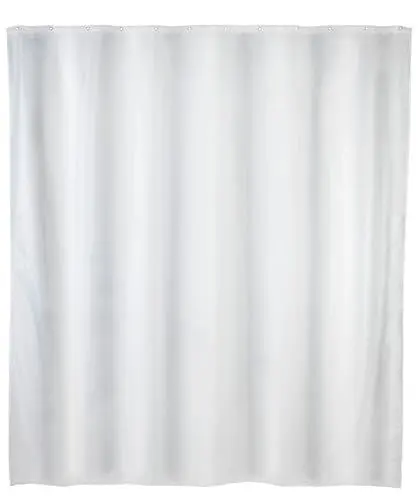 Produktbild: Anti-Schimmel Duschvorhang Uni White 200 x 180 cm