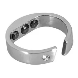 Produktbild: Anti-schnarch-ring, Einstellbares Akupressur-apnoe-schlafmittel, Tragbare, Harmlose Schnarchringe Aus Stahl Gegen Schlaflosigkeit, Unisex(2# M.)