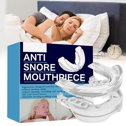Produktbild: Schnarchschiene für Männer und Frauen, Schnarchstopper, Anti Schnarch Schiene, Schnarchen Stopper, Beißschiene für die Nacht, Effektiv Anti Snoring, Schnarchfrei Pro (Transparent)